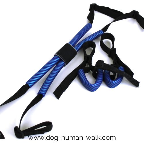 Dog Human Walk Hunderollwagen Hunderollstuhl hintere Aufhängung für den Körper für Hunde mit Behinderung
