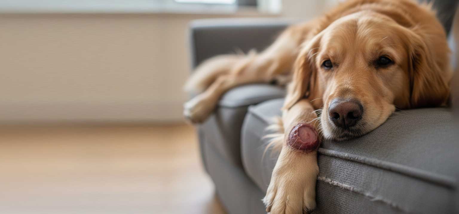 Leckgranulom beim Hund verstehen, Ursachen und Symptome erkennen und behandeln Dog Human Walk Tierheilpraktikerin