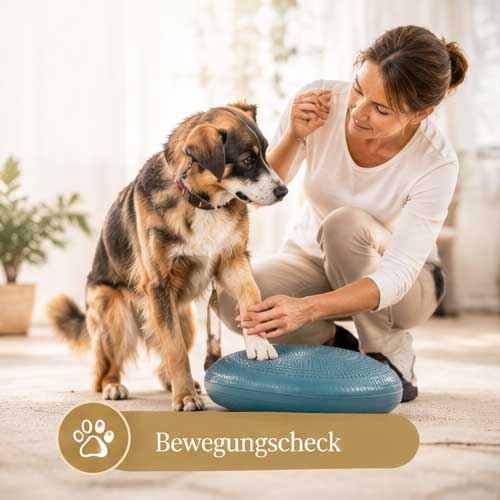 Bewegungscheck beim Hund Gesunde Bewegung vom Welpenalter bis zum Seniorhund Hundefitness Bewegung erhalten und Schmerzen reduzieren Dog Human Walk Alternative zu Agility und Hundesport Hundeschule Bitburg Wittlich Speicher Trier Luxembourg