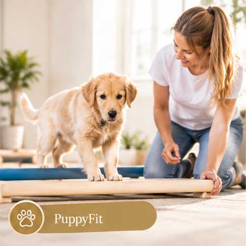 Gesunde Bewegung für Welpen Koordination Kognition und Sensorik PuppyFit Dog Human Walk Hundeschule Welpentraining Bitburg Wittlich Trier Luxembourg Tierheilpraxis
