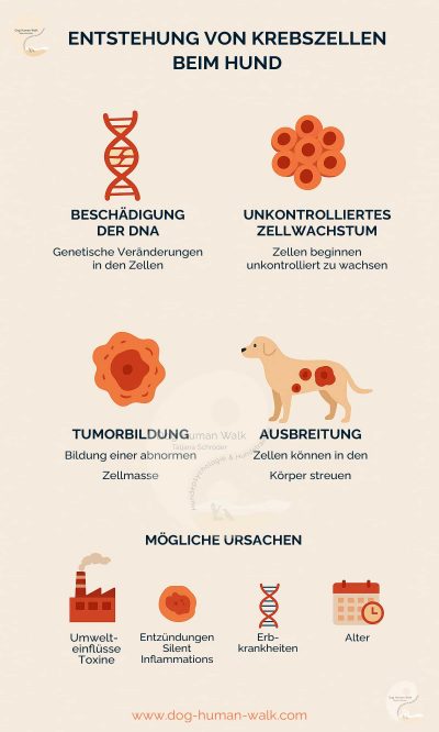 Krebs beim Hund Entsteheung und Ursachen Dog Human Walk Hundeschule Tierheilpraktiker Rheinland Pfalz Bitburg Wittlich Trier Ernährung